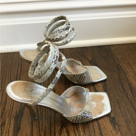 Giuseppe Zanotti Ankle Wrap Sandals Size 39 - Picture 4 of 7